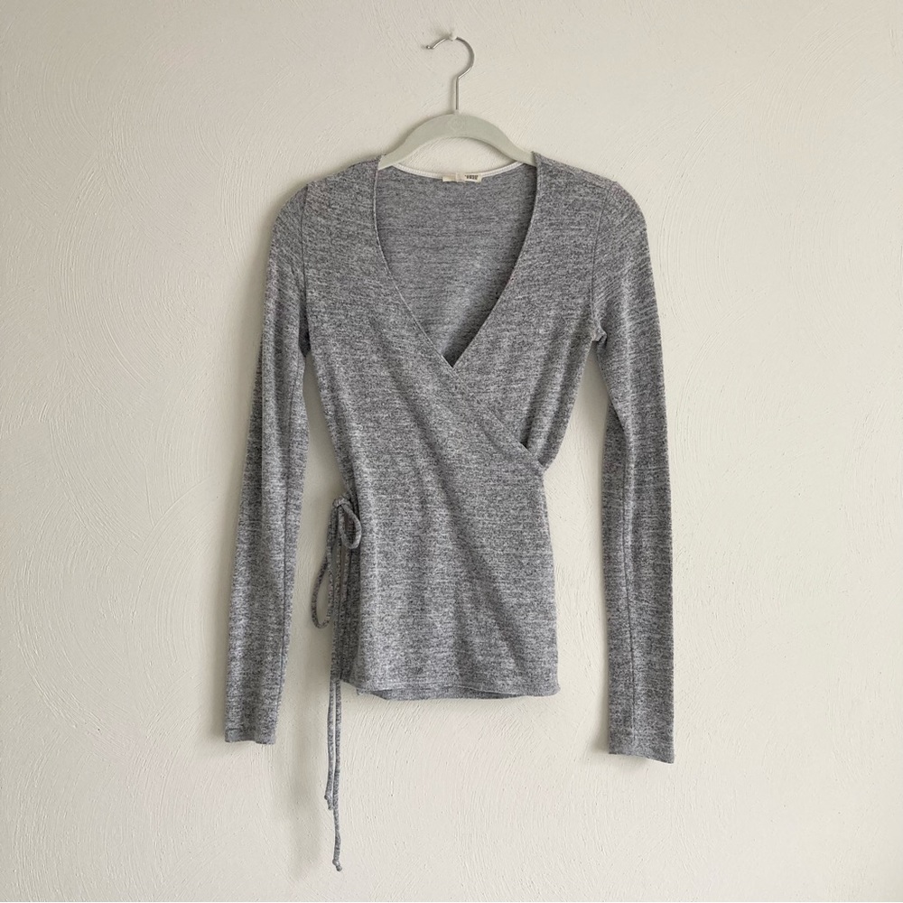 Aritzia Wilfred Free Wrap Top